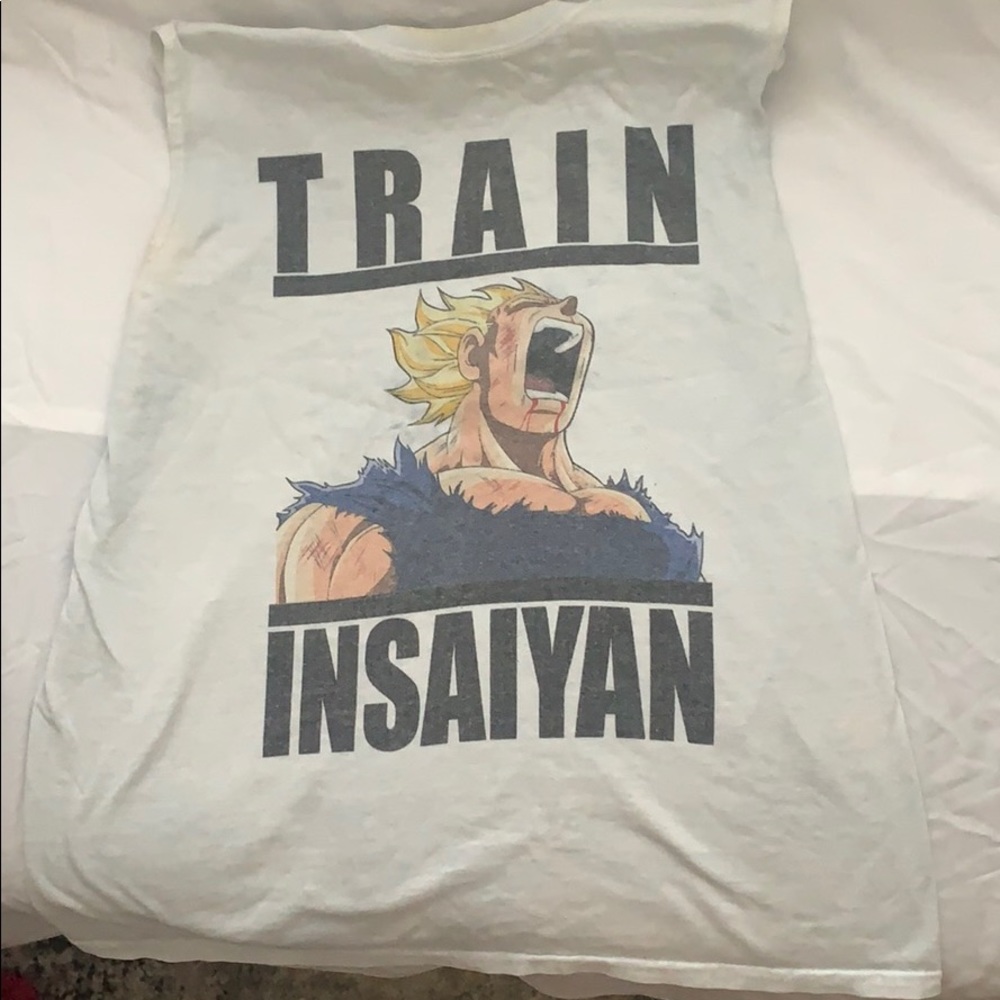 Vintage cutoff dragon ball z t shirt size M